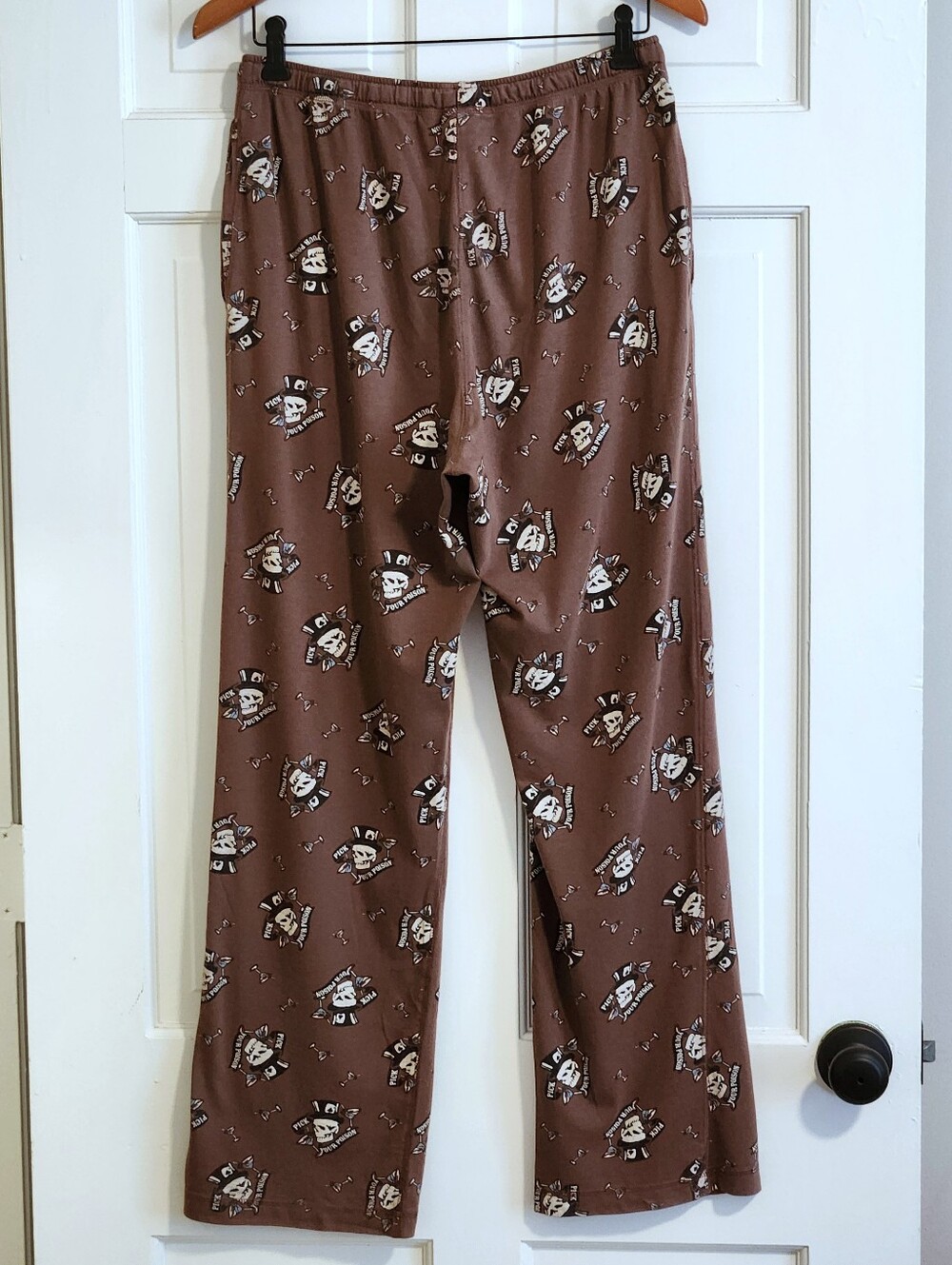 ☠️Mossimo Supply Co.☠️ - Brown/Black "Pick Your Poison" Drawstring Lounge Pant - Picture 2 of 15